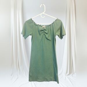 Sage Green Ribbed Summer Dress NWOT Juniors XL